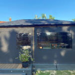 Premium canvas Panels in Sunbrella Plus Charcoal Pique