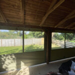 Canvas panels in Sunbrella Plus Nile