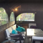 Canvas Panels in Sunbrella Plus Dark Smoke