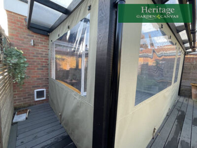 Pergola Canvas Panels in Sunbrella Plus Nile